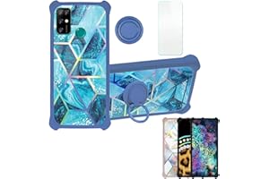 Aroepurt Funda para Doogee X96 Pro Funda Compatible con Doogee X96 Pro Case Carcasa [con 9H Dureza HD Protector Pantalla] PC + Silicona Soporte IMDL-LS