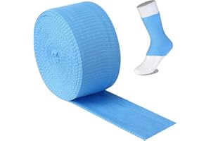 XIZAO Bandage tubulaire élastique Taille D extensible coton bandages tubulaires sécurité Bandage Pansements pour Protection Sportive bras jambes genou 7,5cm x 8m