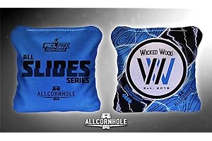 ‎WICKED WOOD GAMES Wicked Wood Games Pro Bags – All-Slides Cornhole Bags – 1x4 – ACL Pro – Saison 2023