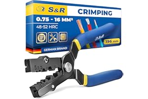 S&R Szczypce zaciskowe do końcówek kablowych 0,75 – 16 mm², szczypce zaciskowe szczypce zaciskowe szczypce zaciskowe szczypce zaciskowe szczypce zaciskowe szczypce zaciskowe szczypce zaciskowe 190 mm