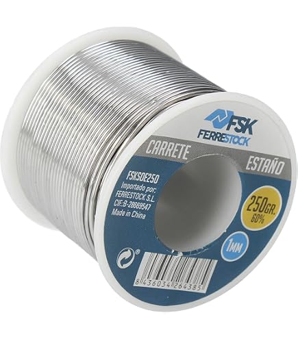 Weller EL99/1-25 Saldatura Senza Piombo 1mm 25g - Sn99,3Cu0,7, Flusso 2,2%, Per Elettronica