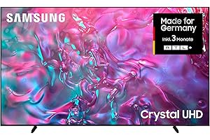 Samsung Crystal UHD 4K DU9079 Fernseher 98 Zoll (249 cm), AI TV mit Gaming-Hub, Motion Xcelerator 120 Hz, Tizen OS, Smart TV, Alexa, Knox Security, 3D Surround Sound & Q-Symphony, KI TV