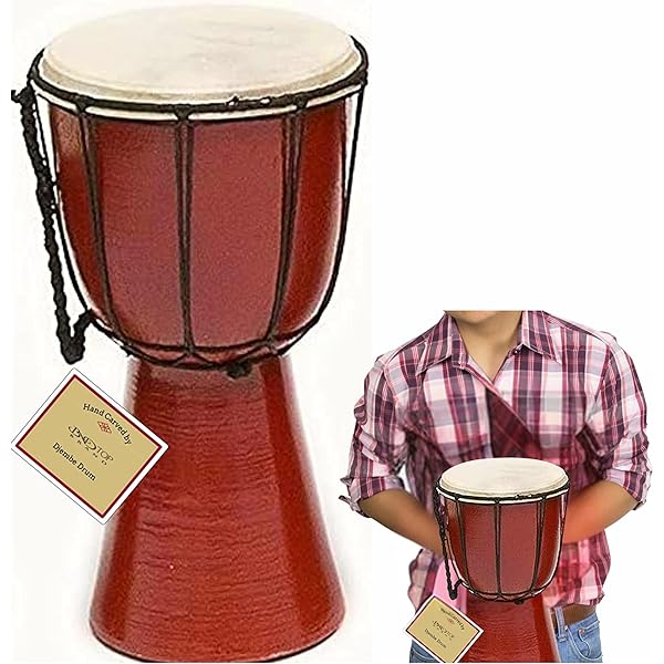 bstinay Nylon Djembe Drum Carry Case Gigbag Alleen Geschikt Afrikaanse Drum, Zwart, Klassiek