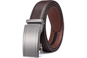 Acewin Ceinture Homme, Ceintures Cuir Automatique pour Homme, Réglable, Largeur 35 mm