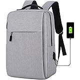 Mixroom Zaino Laptop Borsa Porta PC Portatile per Computer Custodia Notebook 15" con Attacco USB Z8