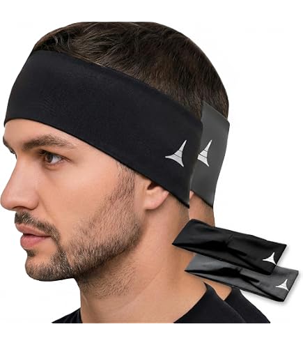 PATIKIL Fascia Ninja Per Capelli – 6 Pezzi, Gialla, Regolabile E Traspirante Per Sport, Corsa, Ciclismo E Allenamento