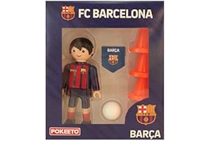 MINIX POKEETO, Figura Jugador FC Barcelona, Coleccionables de 8 cm para Exhibición, Idea de Regalo para Niños Y Adultos, Coleccionistas, EF16409