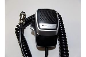 Midland Microphone electret 6-pin Precision series for 48/78/248/248 stations XL / 278 Code C714