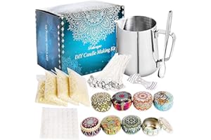 Cayway Kit per Realizzare Candele Kit per Candele Fabbricazione Candele Kit DIY Set per Fabbricazione Candele DIY