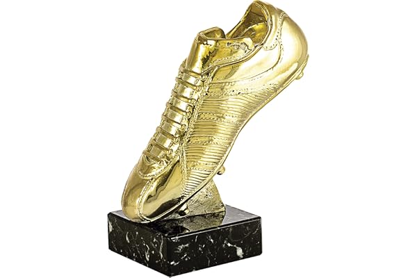 PALLART art-trophies TP413 fotbollsskor sporttrofé, guld, 25 cm