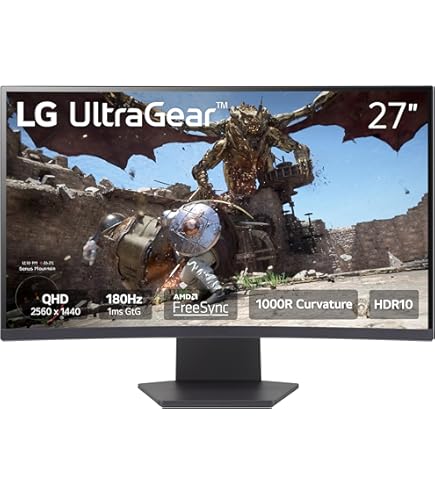 LG UltraGear 27型 27GS50F-B　モニター Amazon.com: LG 27GS50F-B 27-inch FHD (1920 x 1080) Ultragear