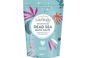 Dead Sea Bath Salts by Lavology - 1kg - All Natural Ingredients - Nourishes Dry & Irritated Skin