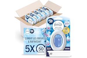Febreze Petit Coin, Désodorisant WC En Continu (7.5ml x5), Parfum Éveil Printanier, Combat Les Odeurs en Continu, Fraîcheur Jusqu'à 50 Jours
