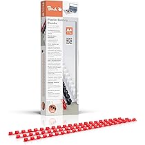 Dorsi Per Rilegatura A Spirale Alevar - 21 Anelli, Rosso, A4