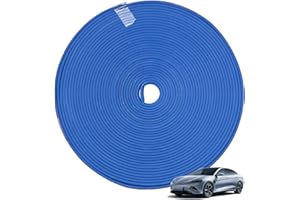 SCROLIEY Car Wheel Protection Ring, 8 M/Roll Car Rim Protection Strips,Self-Adhesive Car Wheel Protection Ring,Car Wheel Rim Protector Decor Strip,Rim Protection Rings,Tire Scratch Resistance (Blue, One Size)