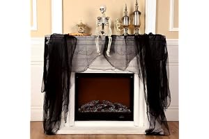 Decorazione per finestra di Halloween con donna fantasma