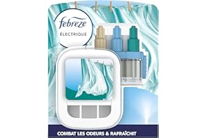 ‎FEBREZE Febreze 3Volution Frischwäsche-Starter-Set, elektrischer Lufterfrischer, Diffusor + Nachfüllpack 20 ml, 3 Düfte im Wechsel, bekämpft kontinuierliche Gerüche, bis zu 90 Tage lang