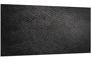 TMK ARTDEKO TMK | Piastra di copertura per piano cottura in vetroceramica, 90 x 52 cm, a induzione, paraspruzzi in vetro, colore nero