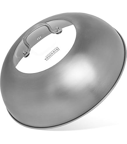 Couvercle En Verre Trempé 40 Cm – Pour Wok Et Casseroles – Acier Inoxydable – Poignée Anti-chaleur – Lavable Au Lave-vaisselle