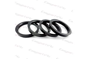 GREITAPIGU.LT Set 4 x Anelli di centraggio per cerchi, 68 mm su 56,6 mm cerchioni in alluminio