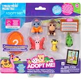 Adopt Me! AME0115 &ndash; 6-piece figure pack &ndash; Tropical period, official figure set with game code