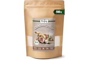 Biojoy Aglio in Polvere BIO (500 g), Aglio essiccato e macinato, naturale e senza additivi (Allium sativum)