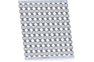 CUQI WS2812B RGB IC panel LED, 10 x 10 100 diod LED Matrix 5050 SMD indywidualnie adresowalny panel LED do Raspberry Pi, Arduino, projektów DIY