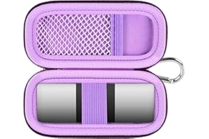 CASMILEE Funda para monitor de corazón compatible con AliveCor KardiaMobile 6L – Compatible con Smartphone 6 Mediciones ECG Monitor para dispositivos Apple y Android – Solo funda (morado)