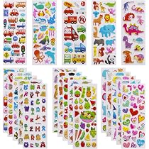 Vicloon Autocollants 3D pour Enfants, 12 Feuilles Kids Stickers, Plus de 550 Gomettes Autocollantes, Autocollants Récompense pour Enfants, Autocollant 3D pour Enfant Série D'animaux Dinosaures Vicloon Autocollants 3D pour Enfants, 12 Feuilles Kids Stickers, Plus de 550 Gomettes Autocollantes, Autocollants Récompense pour Enfants, Autocollant 3D pour Enfant Série D'animaux Dinosaures