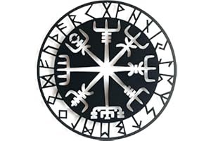 keluly Runes Vikings, Sculpture en Métal, Ornement Mural, Elément Décoratif, Décoration, Souvenir, Affiche, Talismans de Protection, Art, Pierres, Symbolisme Vinkings, Cadeau pour Amis.