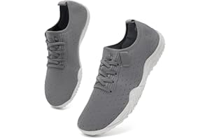 UNQWQZ Barfussschuhe Damen Weich Turnschuhe Hallenschuhe Atmungsaktiv Laufschuhe Trainlaufschuhe Bequem Sportschuhe Barfußschuhe Fitnessstudio rutschfest