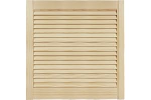 DecoMeister Mobili Porta Lamella Porte Pino Mobili Anteriore Pino Non Trattato Armadio Porta Armadio Aperto Lamelle 594x606 mm Singolo legno massiccio a venatura naturale