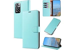 KKEIKO Funda para Xiaomi Redmi Note 11 Pro Plus 5G, Billetera Carcasa de PU Cuero, Anti Golpes Magnético Funda con Stand Function para Xiaomi Redmi Note 11 Pro Plus 5G, Verde