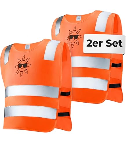 Kinder Warnweste - Reflektierende Sicherheitsweste Für Schulweg