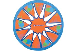 Schildkröt Funsports Frisbee en Néoprène, Disque Volant Souple, Ø 30cm, Vol Précis, Orange Fluo, Sous un Blister, 970228