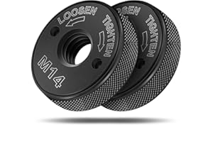 VENTVINAL Schnellspannmutter SDS Clic M14, für alle Winkelschleifer von AEG, Black & Decker, Dewalt, Flex, Hitachi, Metabo, Makita etc.(1x spannmutter), Schwarz