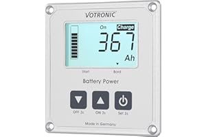 Votronic Batteriecomputer 400-S, incl 400 Amp-Shunt, Batteriekapazitätsanzeige