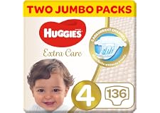 Huggies Extra Care Size 4 Mega Pack 136 Diapers