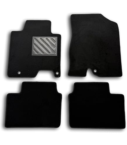 MOTOS Basic Alfombrillas Coche De Velours Adecuado Para Kia Carens III 2006-2013 - Basic, Material, Rojo - Experimenta Un Nuevo Confort De Conducción Con Un Juego De Alfombra De Coche De Terciopelo