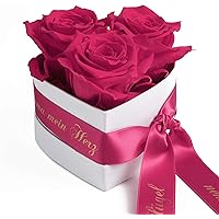 ROSEMARIE SCHULZ Heidelberg Engel ohne Flügel nennt Man Mama 3 Infinity Rosen Box Herz Geschenk zum Muttertag am 9. Mai…