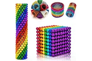 Juego de bolas coloridas de 5 mm (216/512/1000 piezas), juguete interactivo de construcción de montaje 3D para adultos, dispositivo creativo de escritorio y rompecabezas antiestrés, regalos para