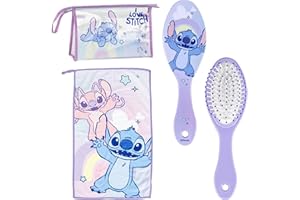 CERDÁ LIFE'S LITTLE MOMENTS Borsa da viaggio e da toilette Disney per bambini con pettine, trousse e asciugamano, set per l'igiene personale ideale come regalo, viaggio e uso quotidiano