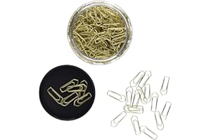Wedo 901 15040053 26 mm Metal Paper Clip - Brass Colour (Pack of 400)