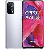 OPPO A74 5G – 6 GB RAM und 128 GB + erweiterbarer Speicher-SIM-freies Smartphone (6,5 Zoll Bildschirm, 5000 mAh Akku, 48 MP Q