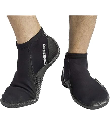 CRESSI Guardian Hoge neopreen sokken, 2 mm, XS-2 mm, neopreen hoge sokken met klittenband, ideaal voor alle watersportliefhebbers, zwart, XS, uniseks CRESSI Guardian Hoge neopreen sokken, 2 mm, XS-2 mm, neopreen hoge sokken met klittenband, ideaal voor alle watersportliefhebbers, zwart, XS, uniseks