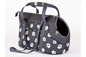 PillowPrim Hundetasche Tragetasche für kleinen und mittleren Hund, Welpen, Katze für Spaziergang - Größe M