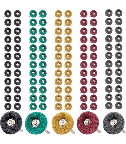 Jaimela Levigatura Cilindri Abrasivi 80#, [100 Pezzi] Pacchetto - 11