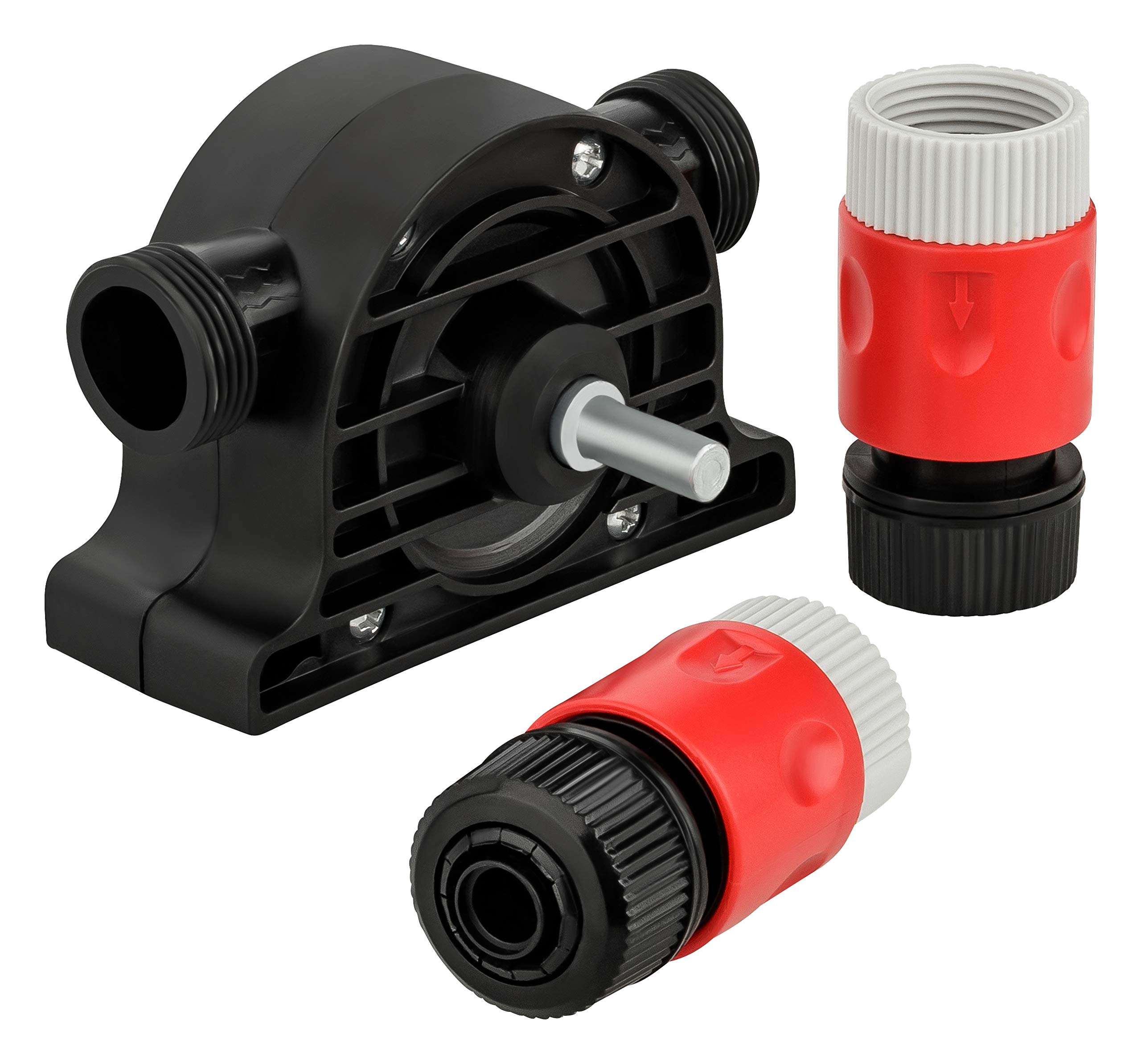 Original-KINZO-Bohrmaschinenpumpe-5-teiliges-Set-mit-Schnellkupplung-max-Frderleistung-1300-Lh-max3m-Frderhhe-max-3000-Umin-Bohrfutterweite-8mm-12-Zoll