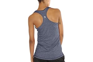icyzone Canotta Donna Palestra Classico,Casual Racerback Senza Maniche Comodo Sportivo Canotte per Yoga Fitness Corsa