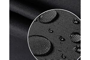 Dongawin Tessuto Oxford 600D Impermeabile e Durevole, Nero, 100 cm x 146 cm